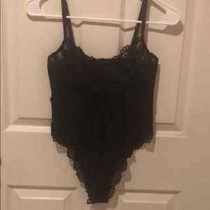 SEXY black lingerie bodysuit